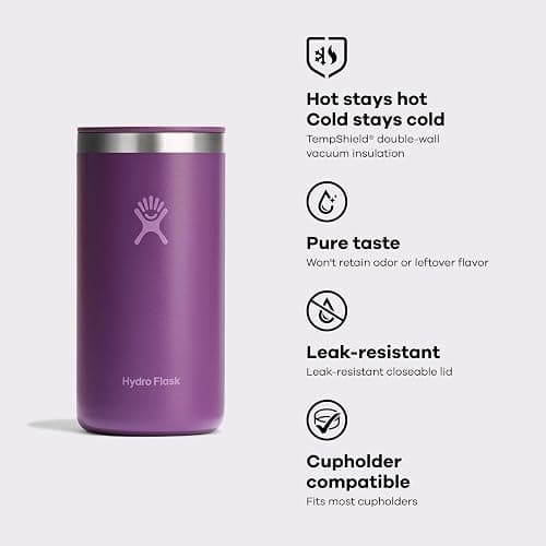 Hydro Flask Travel Coffee Cup – Insulated Stainless Steel, Non-Spill, Leak Proof to-Go Coffee Tumbler 16 Oz Agave Green thumbnail 7
