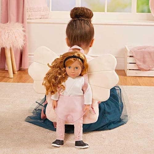 Our Generation – 18-Inch Doll Carrier with Adjustable Straps – Kids' Backpack in Pink – Interior Storage Pockets – Travel Accessories for Children 3+ Years – Be Magical Doll Carrier Backpack thumbnail 7