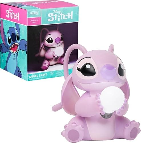 Paladone Angel Light - Officially Licensed Lilo and Stitch Lamp, Disney Collectible Gift, Bedside Table Bedroom Night Light Decor - Image 1