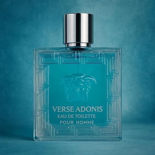 Men’s Cologne Gift Set 3 Pack – Verse Pour Homme, Adonis Red & Valentine Milano – Long-Lasting Citrus, Warm Floral & Amber Wood Scents (100ml Eau de Parfum) thumbnail 8