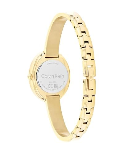 Calvin Klein Women's Twisted Bezel - 24mm 2H Quartz Watch - Adjustable Stainless Steel Bangle - Water Resistance 30 Meters – Premium Fashion for All Occasions - Gift for Her thumbnail 3