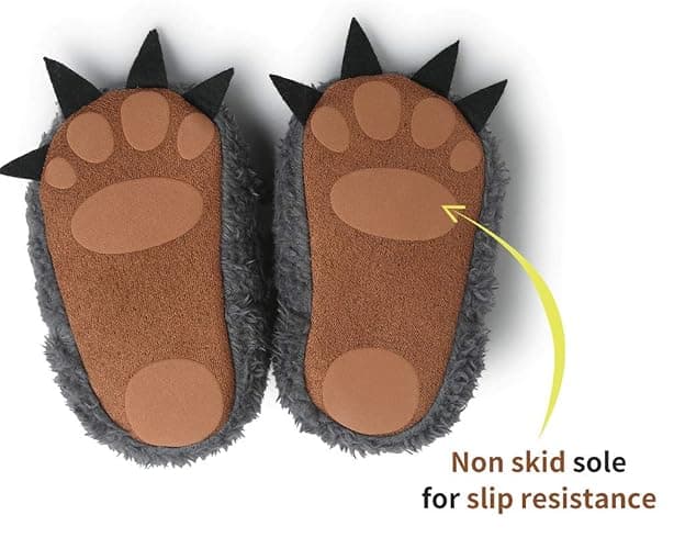 CoKate Baby Boys Girls Soft Plush Slippers Animal Boots Toddler Infant Crib Shoes Winter House Shoes thumbnail 5