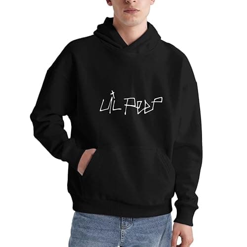 Durnpdit Men's Hooded Sweatshirt Lil Peep Hoodie Sweatshirts Leisure Pullover Unisex Hoodies Long Sleeve with Pocket - Image 1