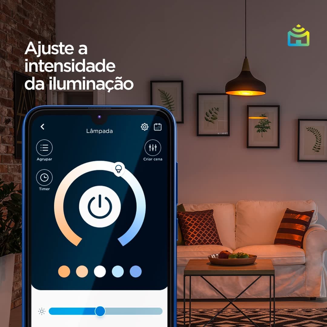 Kit Casa Eficiente Positivo Casa Inteligente, mais economia para sua casa conectada, contém 4 itens (2x Smart Plug Wi-Fi, 2x Smart Lâmpada Wi-Fi), Bivolt – Compatível com Alexa thumbnail 3