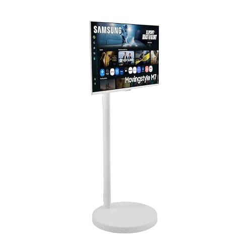 Samsung Movingstyle M7 M70F + $200 Amazon Gift Card, 4K UHD Smart Monitor with Adjustable Rolling Stand, Samsung Vision AI, Gaming Hub, AI Picture Optimizer, SmartThings, Knox Security, F-LS32FM70-MSR thumbnail 9