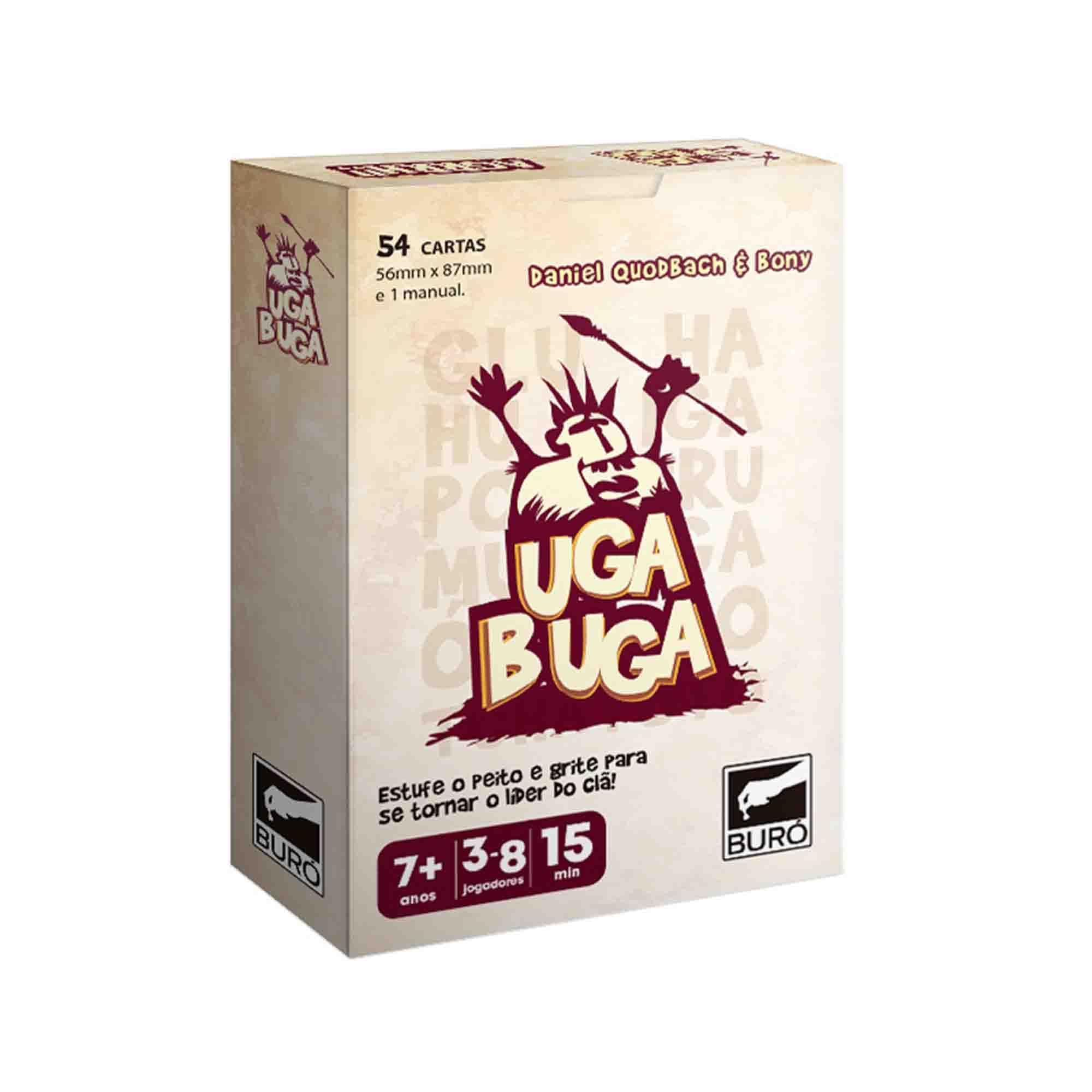 Buró, Uga Buga, Jogo Divertido para a Família, 3-8 jogadores, até 15 minutos - Image 1