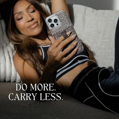 Walli Cases for iPhone 15 Pro Max Case Aesthetic Sport Wallet Phone Case Card Holder, Securely Holds up to 2 Cards - Cute, Trendy Phone Cover fits iPhone 15 Pro Max, with Finger Strap thumbnail 5