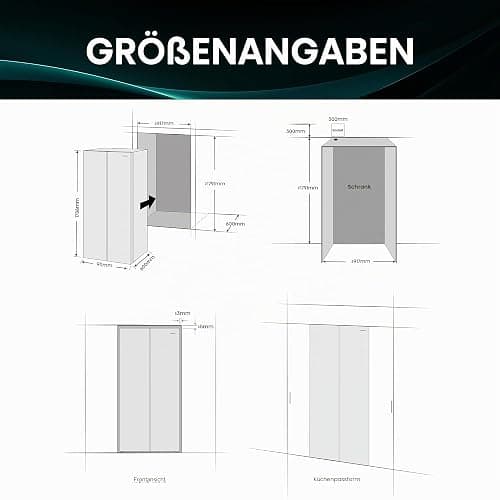 Hisense RS3P538NAIE Kühl-Gefrierkombination/Side by Side/Freistehend/ 527 L/EEK: E/ 39 dB/Perfekt Kitchen Fit/Boden-Kühlsystem/Meta-Tech Cooling/Total No Frost/ (BxHxT): 91,1×178,6×60 cm/Grau thumbnail 4