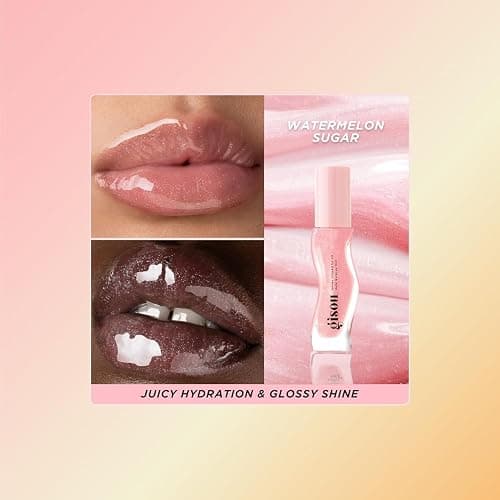 Gisou Honey Gloss On The Go Travel Set, Wildflower Honey Hair Perfume, Watermelon Sugar Lip Oil, Hair Oil, Shine-Boosting thumbnail 4