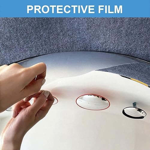 LH-GUARD Convex Mirror - 18" Security Mirror for Business, Garage, Warehouse, Office. 18 Inch Convex Safety Mirror Indoor Outdoor with Clear View Wall-Mounted thumbnail 5