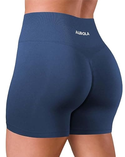 AUROLA Dream Collection Women Workout Shorts High Waist Gym Shorts, Scrunch Butt Seamless Athletic Shorts - Image 1