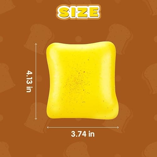 Bread Squishy Slow Rising Squishies, Soft Butter Bread Squishy with Bakery Scent, Stress Relief Fidget Toy for Relaxation, Popular Gift & Party Favor thumbnail 2