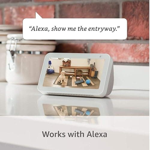Ring Outdoor Cam (Stick Up Cam), Weather-resistant home or business security camera, outdoor ready, Live View, Color Night Vision, Two-Way Talk, motion alerts, Works with Alexa, 2-pack, White thumbnail 5