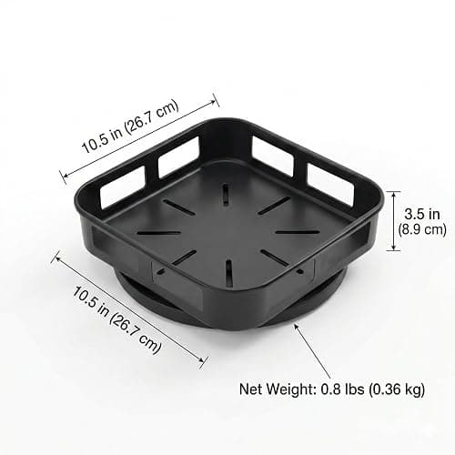 Cologne Organizer for Men, 360°Rotating Bathroom Organizer Countertop, Perfume Organizer, Vanity Tray for Perfume, Skincare, Shaving Kit, Bathroom Storage, Gift for Men thumbnail 3
