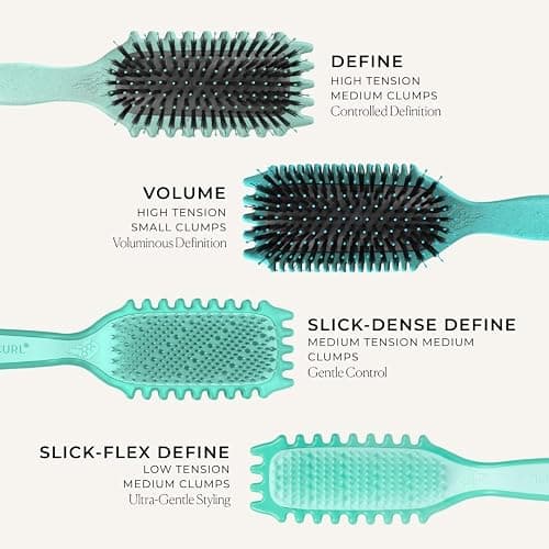 Bounce Curl Slick-Dense EdgeLift Brush | Medium-Density Bristles, Soft-Flex Tips, For Wavy, Curly & Coily Hair, 50% Post-Consumer Recycled Content thumbnail 8