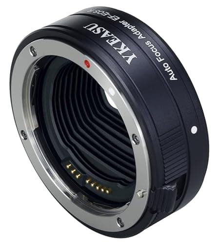 EF-EOS R Lens Mount Adapter Compatible with Canon EF/EF-S Series Lens and EOS R, RP, R3, R5, R6, R6 Mark II, R7, R8, R10, R50, R100 Cameras - Image 1