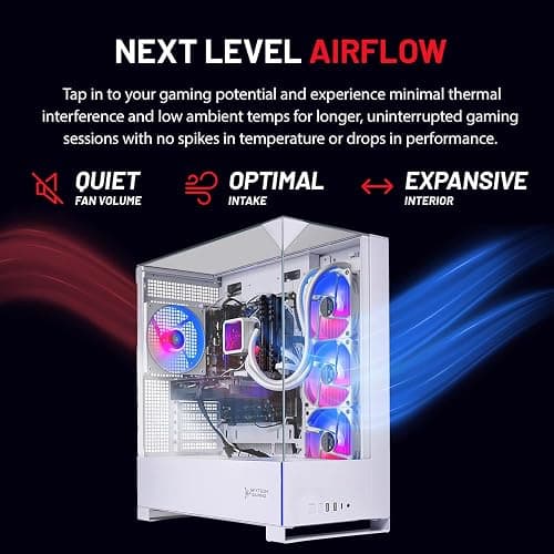 Skytech Gaming Archangel 5 Gaming PC, Intel i5 14400F 2.5GHz, NVIDIA RTX 5060, 1TB NVMe SSD, 16GB DDR5 RAM 6000, 750W Gold PSU, Wi-Fi, Win 11, Desktop thumbnail 8