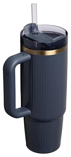 STANLEY Quencher H2.0 Tumbler with Handle and Straw 30 oz | Flowstate 3-Position Lid | Cup Holder Compatible for Travel | Insulated Stainless Steel Cup | BPA-Free | Fluted Twilight thumbnail 3