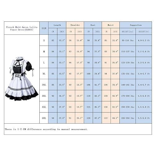 Wannsee Anime French Maid Apron Lolita Fancy Dress Cosplay Costume Furry Cat Ear Gloves Socks set(M) thumbnail 6