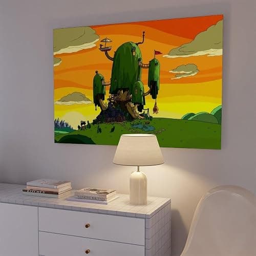 Adventure Time Art Poster 8 Canvas Poster Bedroom Decor Landscape Office Room Decor Gift 12x18inch(30x45cm) thumbnail 7