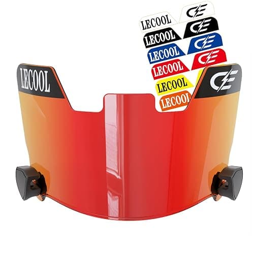 LeCool Multi-Color Football Visor,Enhance Your Game -Fits Adult & Youth Football Helmets - Image 1