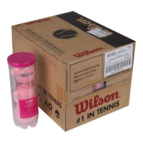 WILSON Intrigue All Court Pink Tennis Balls (1/2-Case) thumbnail 4