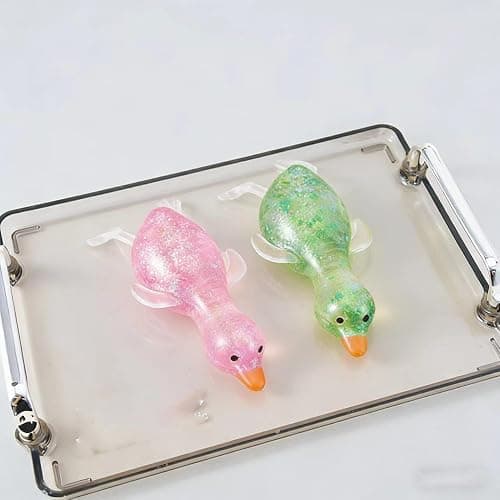 Cute Duck Squishy Sugar Stress Ball,Soft Duck Stress Relief Sugar Ball Squishy Ultra Squishy and Moldable Slow Rise Relaxing (Pink) thumbnail 2