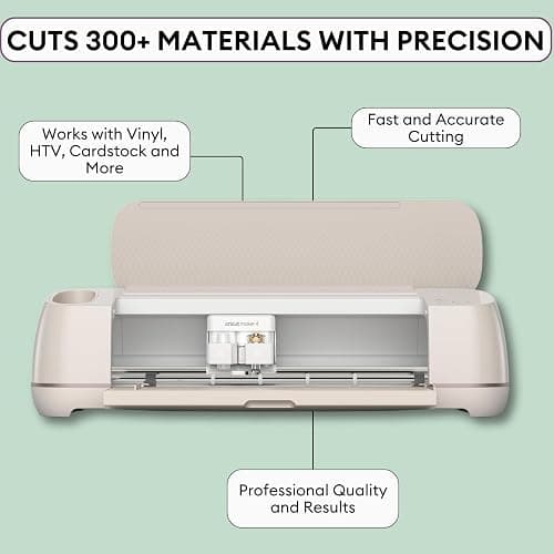 Cricut Maker 4 Starter Kit for Beginners - Smart Cutting Machine with Vinyl & Iron-On (HTV), Tools & Materials for Stickers, Shirts & DIY Crafts thumbnail 6