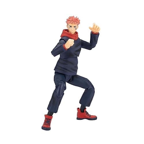 Total Anime Yuji Itadori - 6.5-Inch Scale Figure with Swappable Faceplates, Alternate Hands, and Energy Effects thumbnail 7