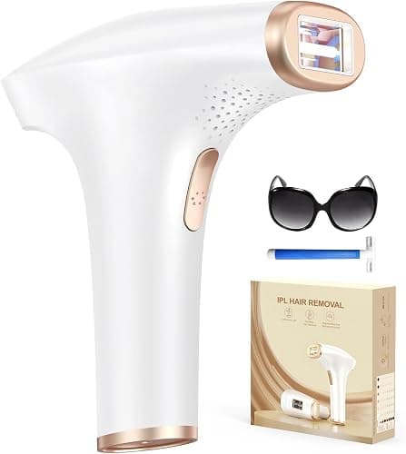 Haarlosy Depiladora Láser IPL Sin Dolor,Depiladora de Luz Pulsada 3 Funciones Avanzadas, Depilacion Laser 9 Niveles de Energía para Mujeres y Hombres, Ideal para Rostro, Bikini y Cuerpo GLY01 - Image 1