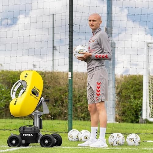 FORZA Soccer Ball Launcher PRO | Professional Soccer Delivery Machine with Adjustable Speed, Spin & Angle | Rechargeable Training Launcher for Crosses, Shots & Goalkeeper Drills thumbnail 6