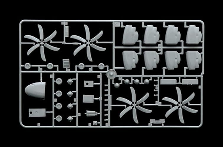 Italeri 1255S 1/72 C-130J Hercules, Grey thumbnail 7