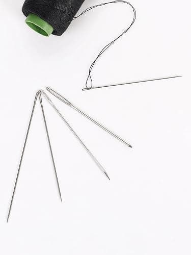 55pcs Stainless Steel Hand Sewing Needles Set, Big Eye Embroidery Needles Kit with Assorted Sizes, Premium Needlework Supplies for Sewing Crafting thumbnail 5