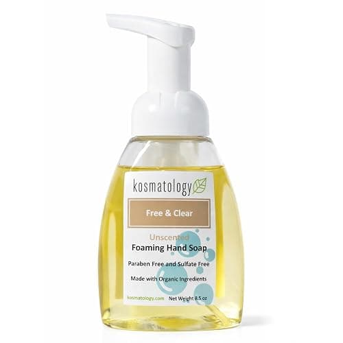 kosmatology Free & Clear Organic Foaming Hand Soap | Moisturizing Hand Wash | Clean Ingredients, Free of Artificial Scent and Essential Oils | 8.5 oz - Image 1
