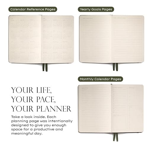 Anecdote Daily Planner w 2026-2027 Calendar, Start Anytime 26 Weeks Undated | 1 Page per Day | 8.5" x 5.2" | Hardcover To-Do List Organizer, Plan Your Success, Achieve Productivity Goals thumbnail 7