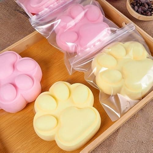 TIM CHESS Slow Rising Squishy Cat Paw, 4 Inch Slow Stress Relief Slow Rise Squishies, Cute Soft Squishy Toy for Stress Relief, Fidget Foam Squishies Suitable for Adults (Pink) thumbnail 2