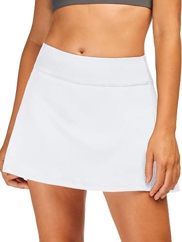 Stelle Women's Tennis Golf Skirts High Waisted with Pockets Inner Shorts for Athletic Skorts Sports Running Pickleball thumbnail 2
