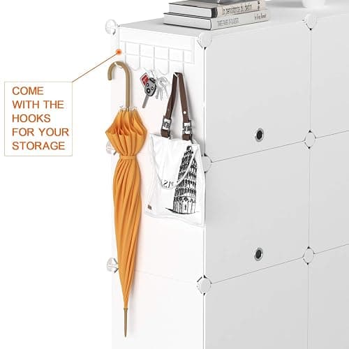 HOMIDEC Shoe Rack, 8 Tier Shoe Storage Cabinet 32 Pair Plastic Shoe Shelves Organizer for Closet Hallway Bedroom Entryway thumbnail 9