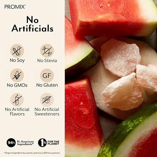 ProMix Nutrition Electrolytes Powder Hydration Packets - Himalayan Pink Salt, Magnesium, Potassium, Vitamin C - Salted Watermelon, Lightly Sweetened - 30 Servings (Pack of 30) thumbnail 4