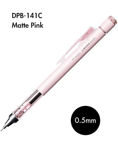 Tombow Mechanical Pencils 0.5mm, Pink & Purple with Eraser Refills | Japanese Stationery | Mechanical Pencil Pack | School Supplies | College Essentials | Office Supplies | Gifts thumbnail 2