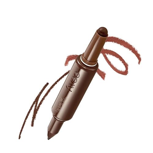 fwee Long Lasting Dual Coloring Stick Lip Liner, Chocolate Box | All-in-one dual stick, Satin Finish | Smooth glide, Smudge-proof, Highly Pigmented, Brown Color | 1.2g (05 Chocolate Box) - Image 1