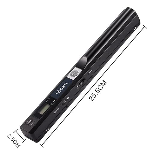 Portable Document Scanner, AOZBZ 900DPI Handheld Image Scanner, Scanning Wand,A4 Colour Photo Mobile Scanner Handy Scan (JPG/PDF Format, High Speed USB 2.0, Included 16G SD Card) thumbnail 6