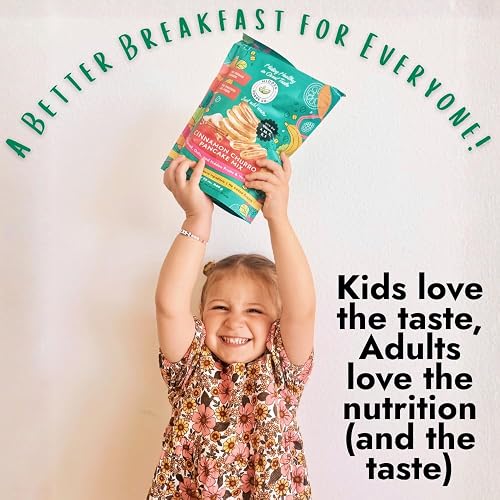 Hidden Foods Homestyle Pancake and Waffle Mix 2-Pack, High in Protein & Fiber with Hidden Fruits, Vegetables & Vitamins - Thick and Fluffy made with Oats & Flaxseed – Just Add Water thumbnail 9