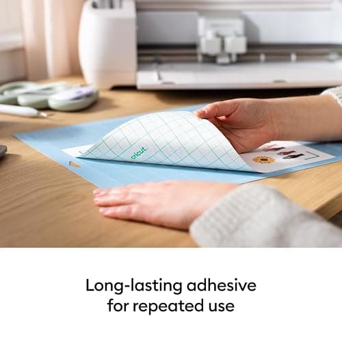 Cricut Cutting Mat Variety Pack (4 Count, 12in x 12in) - for Explore & Maker Machines - Includes 2 StandardGrip, 1 LightGrip, 1 StrongGrip thumbnail 2