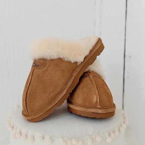BEARPAW Women's Loki Slip-On Slippers | Suede Upper | Comfortable Indoor & Outdoor Shoes for Women | Multiple Sizes & Colors thumbnail 2