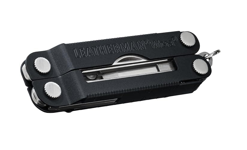 LEATHERMAN, Micra, Keychain Multi-tool with Grooming Tools, Mini Pocketknife for Everyday Carry (EDC), Hobbies & Outdoors, Built in the USA, Jet Black thumbnail 5