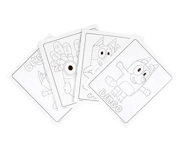Crayola Bluey Color Wonder Coloring Set, 18 Bluey Coloring Pages, Toddler Stocking Stuffer, Holiday & Christmas Gifts for Kids, Mess Free Coloring for Toddlers, Toys & Games thumbnail 6