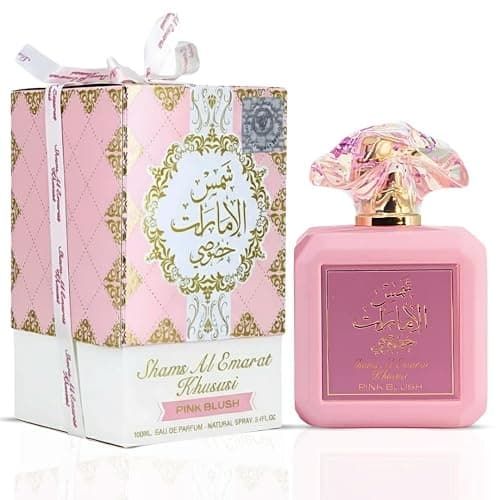 Ard al Zaafaran Pink Blush Shams Al Emarat Khususi Eau de Parfum Spray 100ml & 50ml (Bundle) thumbnail 4