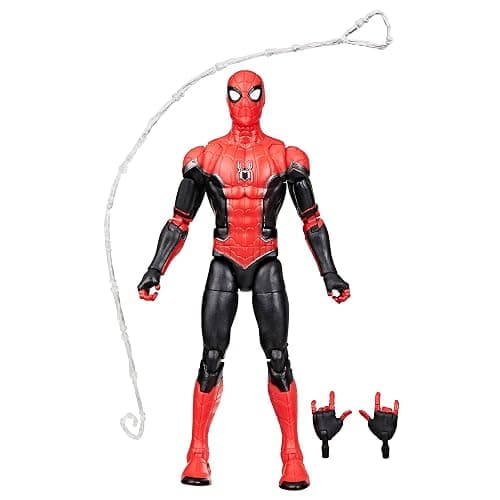 Marvel Legends Series Spider-Man (Upgraded Suit), Spider-Man: Far from Home Collectible 6-Inch Scale Action Figure - Image 1