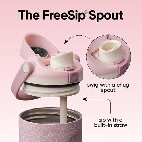 Owala FreeSip Sway Stainless Steel Water Bottle 30 oz Coastal Bohemian thumbnail 2